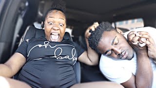 FIANCE GIVES BIRTH TO BABY GIRL IN THE CAR!