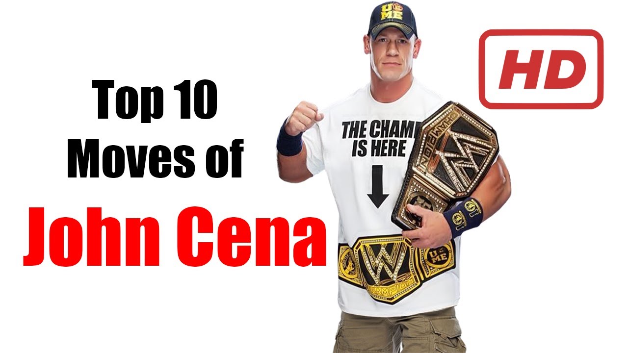 JOHN CENA Moves Top 10 and Some Other Moves of John Cena 2017 [ HD