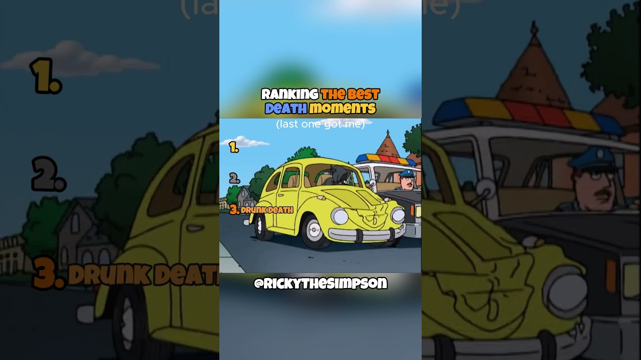 Ranking The Best Death Moments! #ranking #familyguy #core #viral #usa