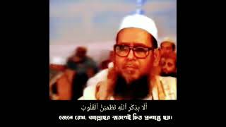 আল্লামা দেলোয়ার হোসাইন সাঈদী সাহেবের কিছু মূল্যবান উপদেশ