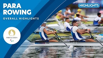 Para Rowing Highlights | Paris 2024 Paralympic Games ❤️💙💚