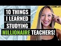 10 Things I Learned from Studying Millionaire Teachers | How to Earn More Money as a Teacher