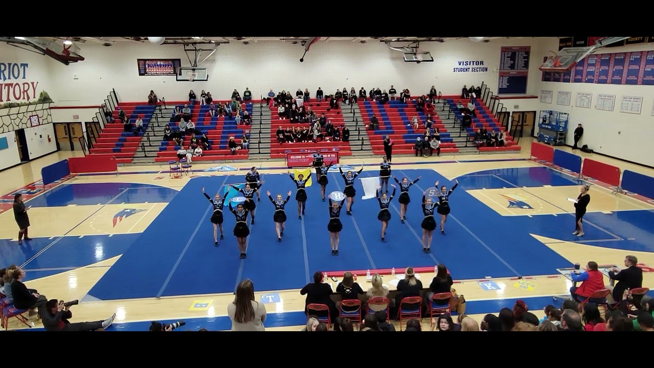 Lightridge High School at 4A Dulles District Cheer Competition 2022