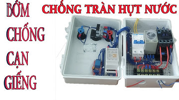 Tủ bơm tự động hết nước bơm giếng cạn ngắt chống cháy máy bơm