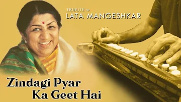 Zindagi Pyar Ka Geet Hai - Banjo Cover | Tribute to Lata Mangeshkar Ji | By MUSIC RETOUCH