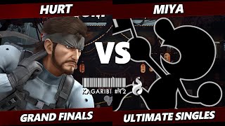 Kagaribi 12 GRAND FINALS - Miya (Game & Watch) Vs. Hurt (Snake) Smash Ultimate - SSBU