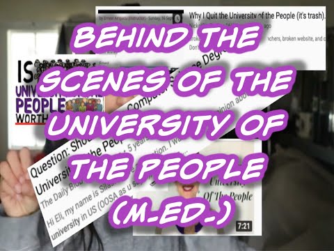 University of the People (M.Ed) Review | Tuition-free University