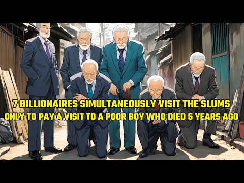 7 Billionaires Simultaneously Visit the Slums,Only to Pay a Visit to a Poor Boy Who Died 5 Years Ago