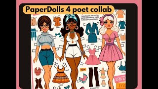 Paper Dolls 4 poet 2024 collab #papersolls4poet - Studio Light Missees