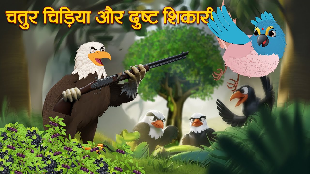 शिकारी पंछी और चिड़िया की कहानी | Shikari Ki Kahani | Chidiya ki kahani | Moral Story | Naee kahani