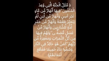 سورة محمد الآية 15