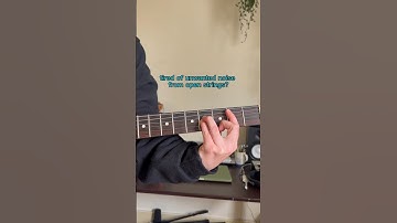 Tired of unwanted noise from open guitar strings?? #SingularSound #Guitarists #Shorts