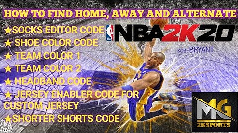 HOW TO FIND HOME, AWAY AND ALTERNATE ENABLER CODES - NBA2K20 MOBILE
