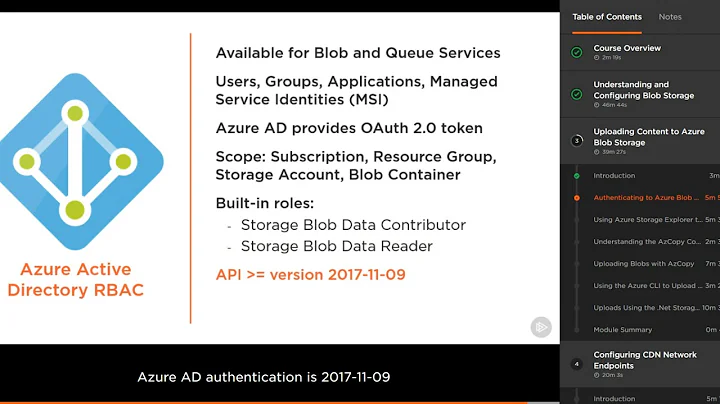 Video #36 - Uploading Content to Azure Blob Storage