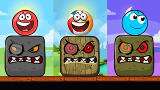 Red Ball - Ball Friends - Funny Blue Blue Adventure - All Levels - Green Hills - Gameplay Volume 1