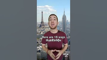 18 Cultural Differences: USA v. Europe