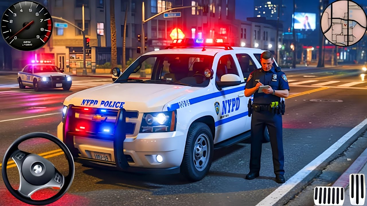 Police Car Chase Simulator 3D Games - Real Cop Cars Police Driving Simulator 2025 - Android Gameplay