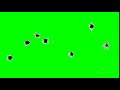 Animated Bullet Holes - Green Screen