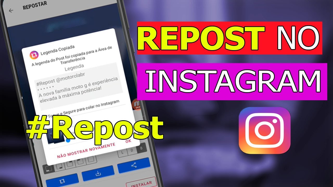 Como fazer Repost no Instagram 2021 