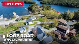 9 Loop Road, Happy Adventure NL — Stunning Ocean Views | 4-Bed Renovated Coastal Home | MLS® 1298853