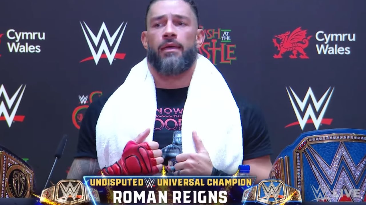 Roman Reigns Trolls Reporters In Epic Fashion After WWE Clash At The Castle