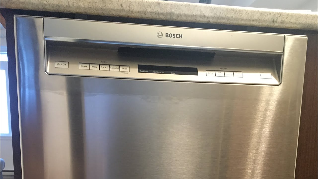 Bosch Dishwasher Installation 300 Series Dishwasher 24'' Stainless