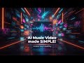 Short tutorial: How to make simple music video with AI