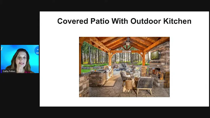 OUTDOOR KITCHEN WITH PATIO DINING-WITH CATHY FULTON