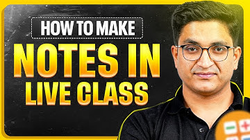 How to Make NOTES in LIVE Class??😱