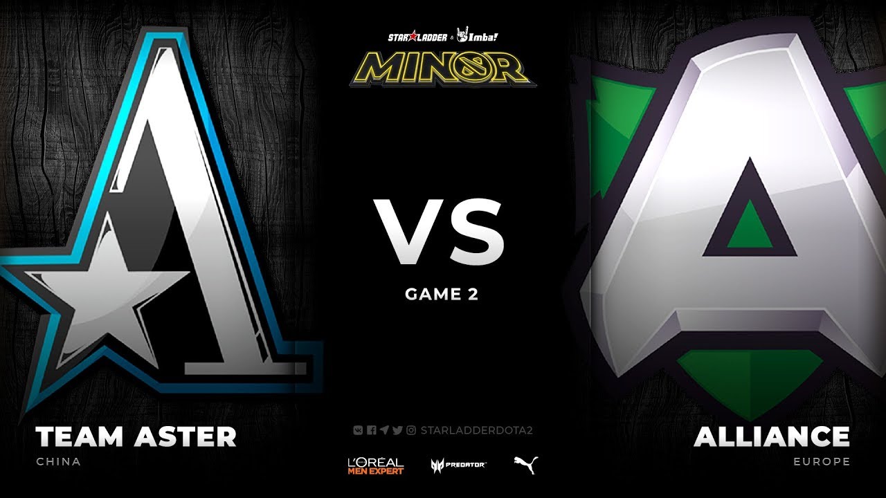 [RU] Team Aster vs Alliance, Game 2, Grand final, StarLadder ImbaTV Dota 2 Minor Season 3