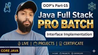 Master OOPs in Java Part-15🚀 | Java Interface Implementation | CoreJava Day-32