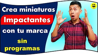 ?La MEJOR MINIATURA para tu canal 2023 | como hacer miniaturas para youtube | Clidad