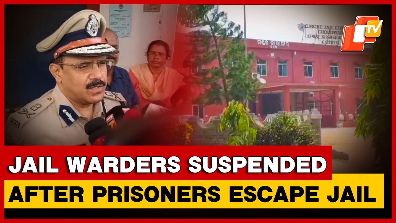 Two Warders Suspended After Dreaded Criminals Flee From Cuttack’s Choudwar Jail