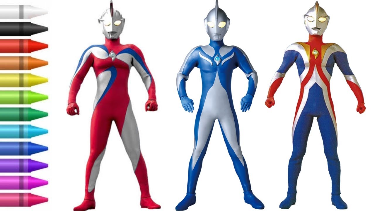 MEWARNAI ULTRAMAN COSMOS STRONG MODE, ULTRAMAN COSMOS & ULTRAMAN COSMOS MIRACLE MODE