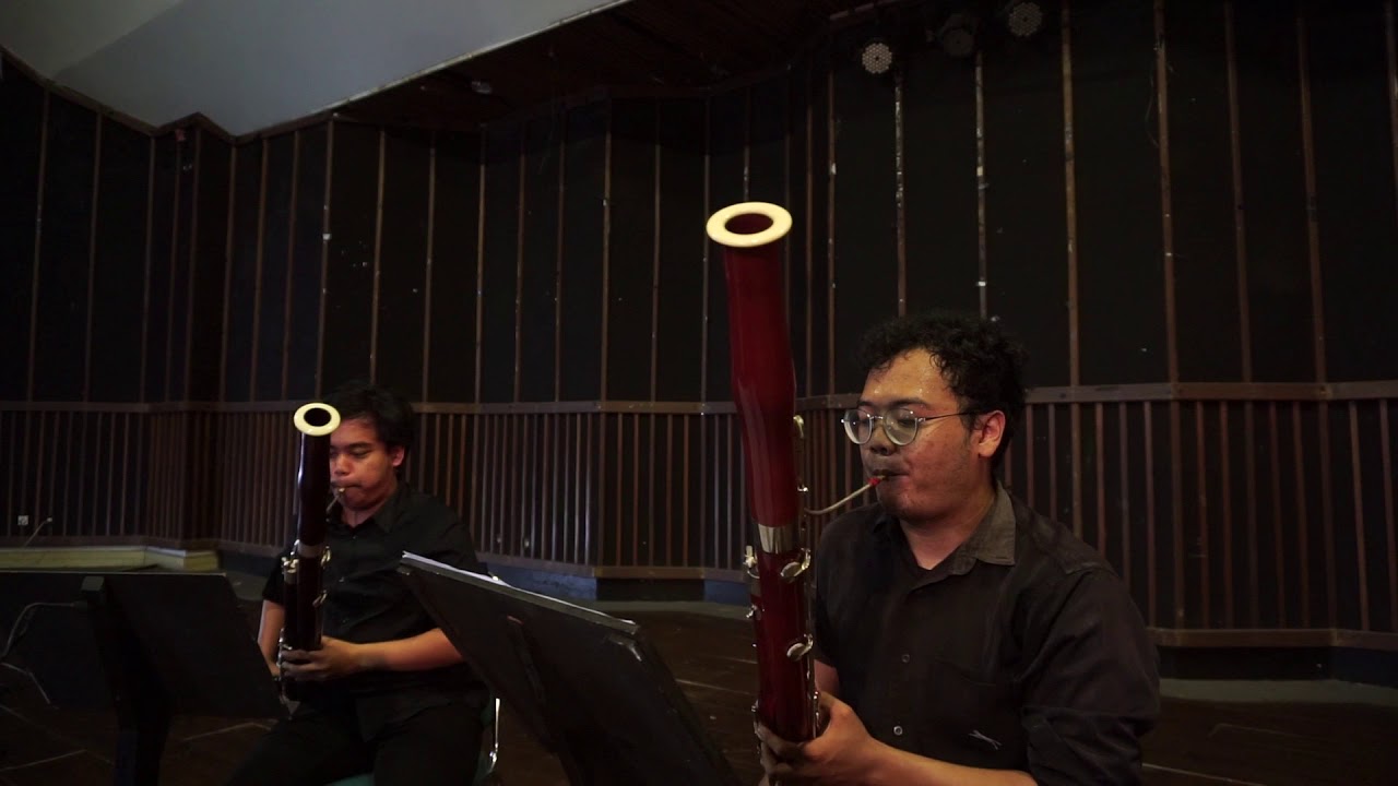 Azkal & Azkiya Sonata for Bassoon Duet mov 3 by Mozart & Sonata Mov 1