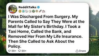 I Was Discharged From Surgery. My Parents Called to Say They Were at the Mall for My Sister's...