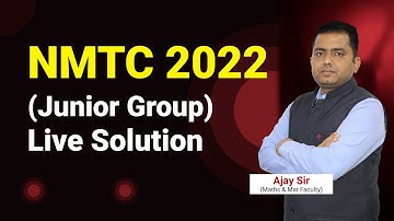 NMTC 2022 Junior Group LIVE Paper Solution & Analysis | Class IX & X