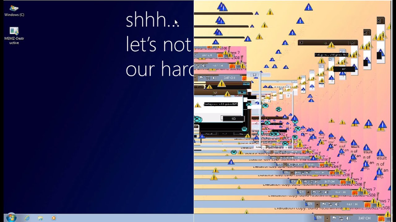Windows Build #1: MEMZ vs. Windows 8 build 7850 (Milestone 1) (ĐỌC MÔ ...