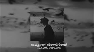 Download lagu Take that - Patient ( slowed ) Tiktok version