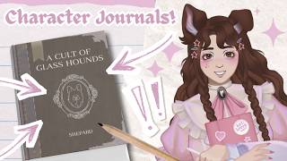 Making Digital Character Journals | Inspiration for your OC's