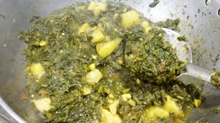 u.p style saag recipe | yummy spinach recipe |shorts youtuber