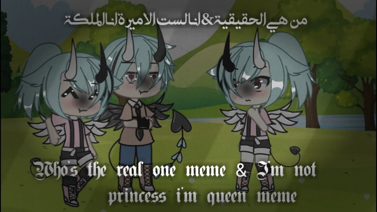 تصبيرة : { من هي الحقيقية & انا لست الاميرة انا الملكة}. 💫