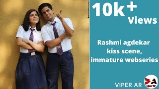 Kiss In First Date Rashmi Agdekar Immature Web Series Kiss Scene