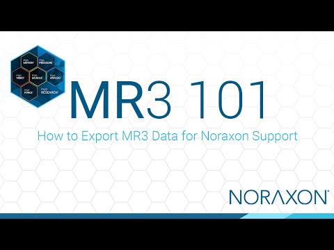 How to Export MR3 Data for Noraxon Support