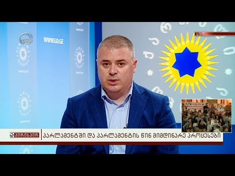 საპარლამენტო უმრავლესობის წევრი ოთარ დანელია გადაცემაში პირისპირ