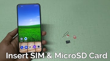 Realme 7/ Realme 7i/ Realme 7 Pro: Insert SIM & MicroSD Card