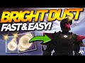 Bright Dust Farm Fastest Method (SOLO!) | Get Dino Armor EASY! | Festival of the Lost | Destiny 2