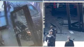 'Absolute deliberate act': Video shows driver plowing into Philadelphia police district building