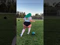 Is Ladki Ka Football Skill Dekho! 😱⚽ #shorts#football