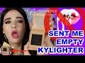MY KYLIGHTER CAME EMPTY... KYLIE COSMETICS NEEDS TO GET IT TOGETHER. | Jordan Byers